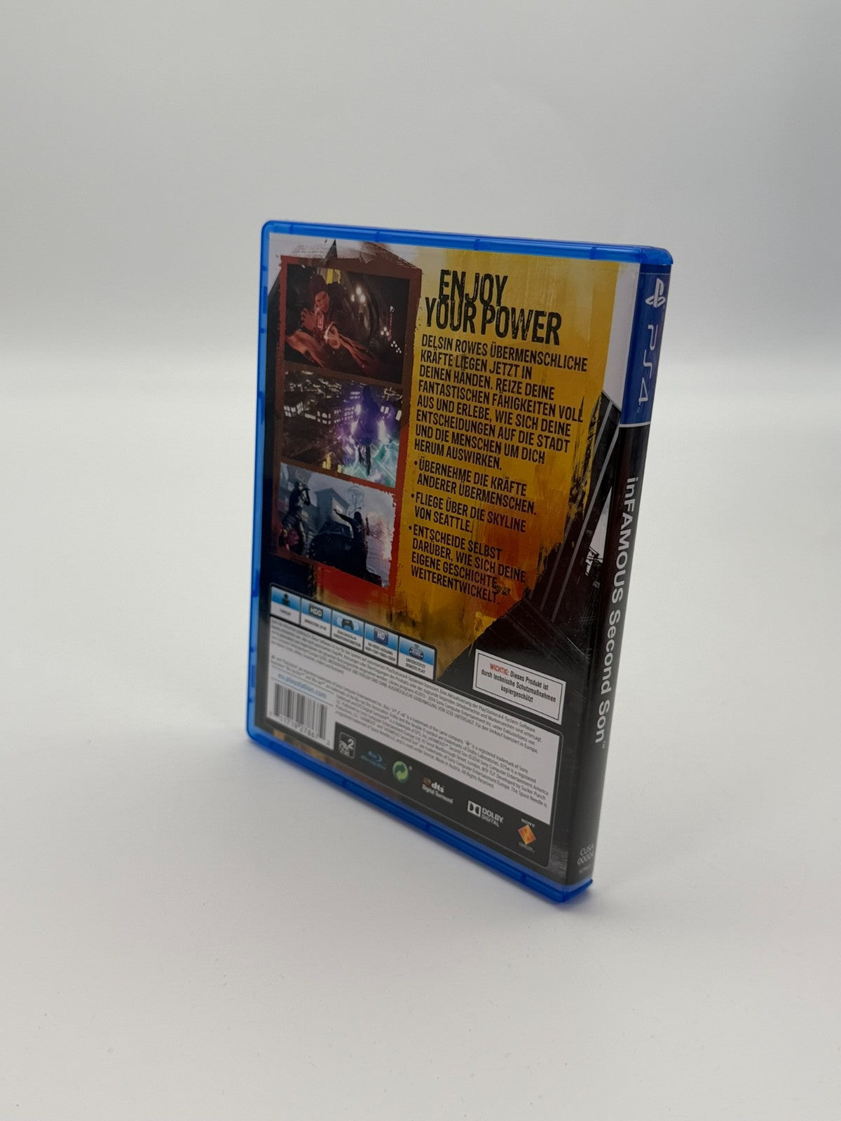 inFAMOUS Second Son Sony Playstation 4 guter Zustand CIB OVP