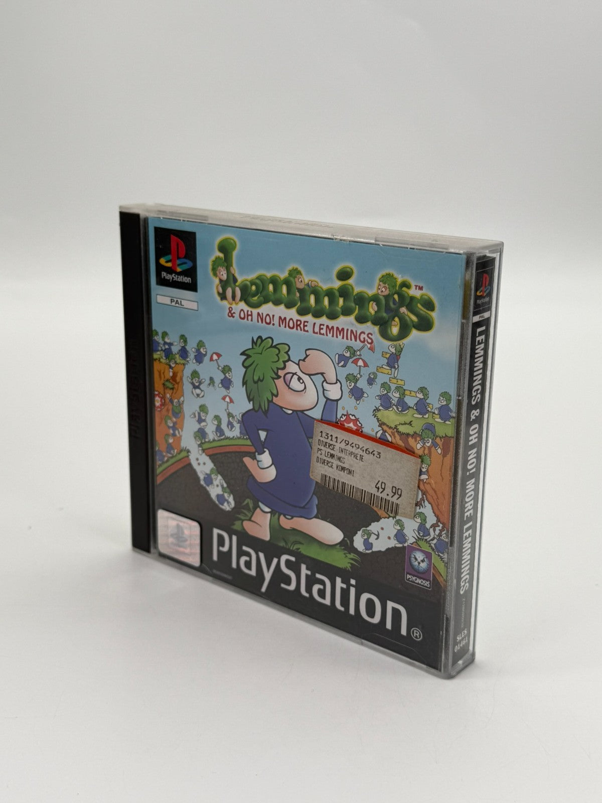 Lemmings & Oh No! More Lemmings Sony Playstation 1 guter Zustand CIB OVP