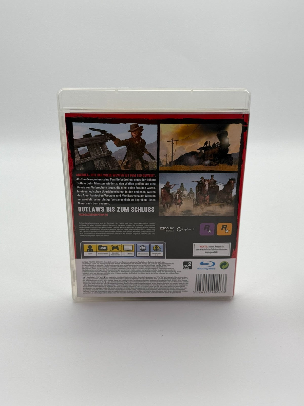 Red Dead Redemption Sony Playstation 3 guter Zustand CIB OVP