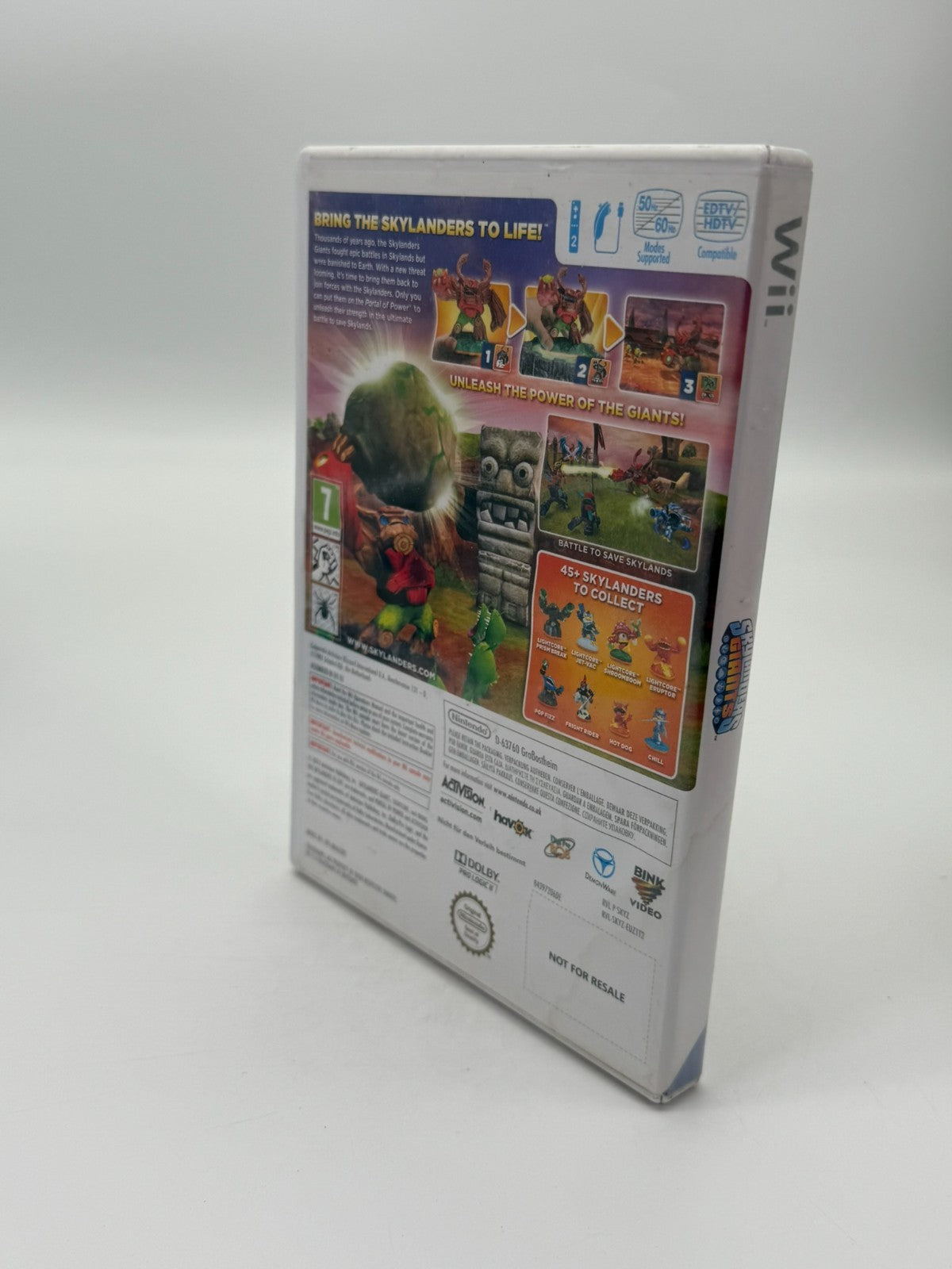 Skylanders Giants Nintendo Wii bon état CIB OVP