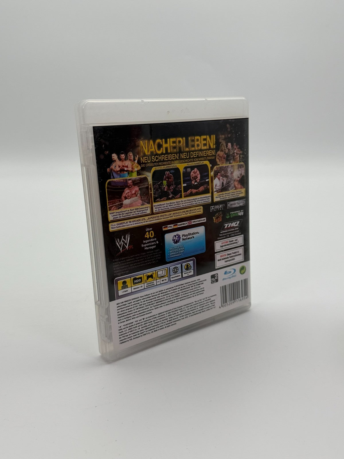 WWE Legends of WrestleMania Sony Playstation 3 Sehr guter Zustand CIB OVP