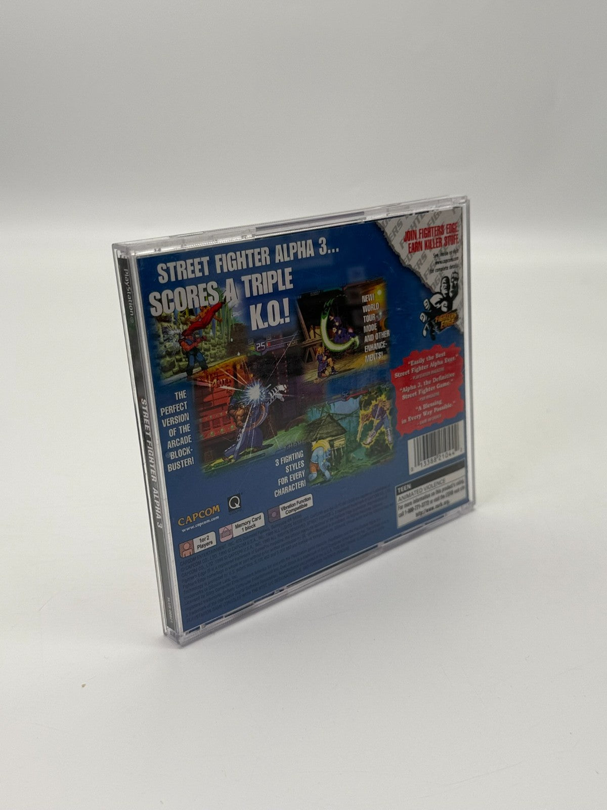 Street Fighter Alpha 3 Sony Playstation 1 NTSC-U/C guter Zustand CIB OVP