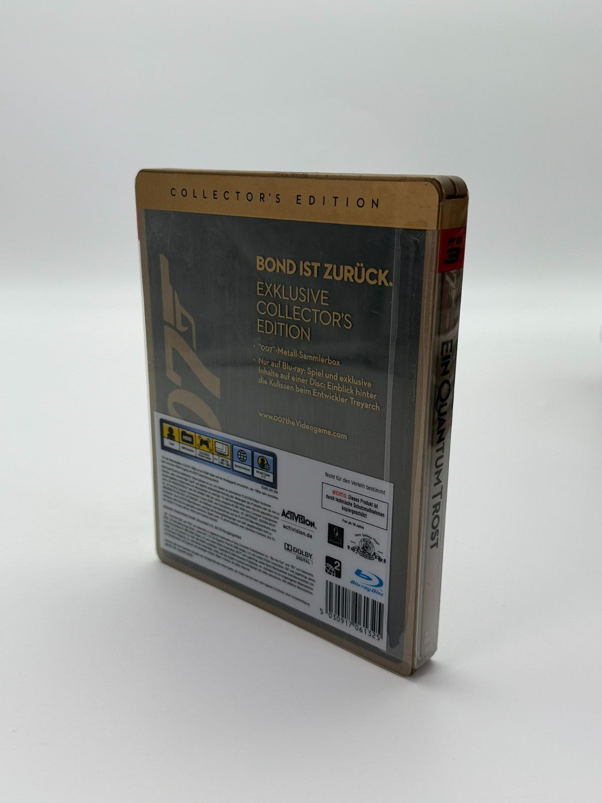 James Bond 007 Quantum of Solace Collector's Edition Steelbook Playstation 3