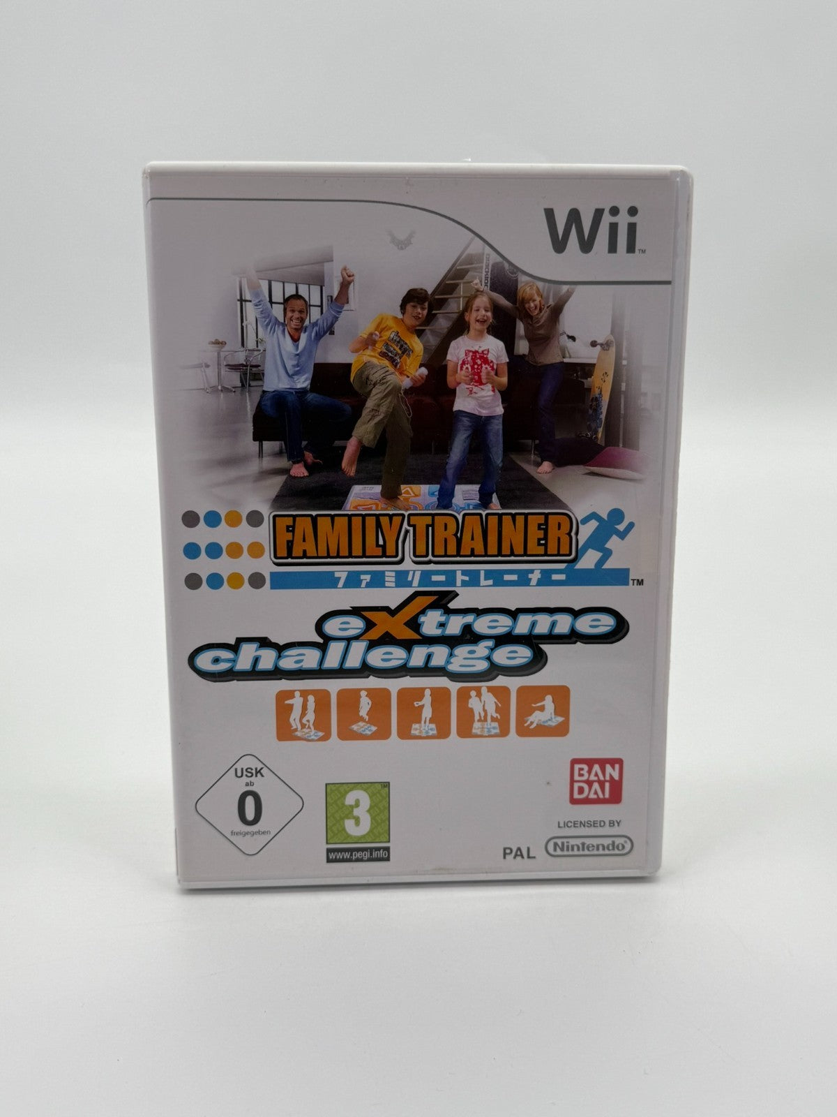 Family Trainer Extreme Challenge Nintendo Wii guter Zustand CIB OVP