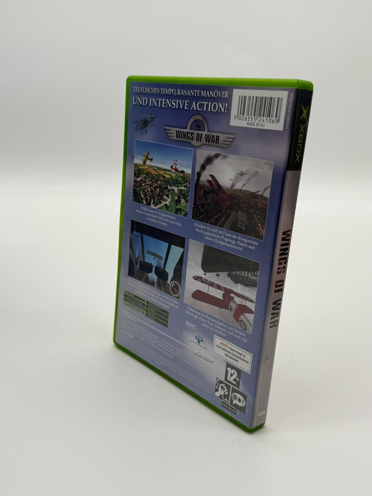 Wings Of War Microsoft XBox Classic bon état CIB OVP
