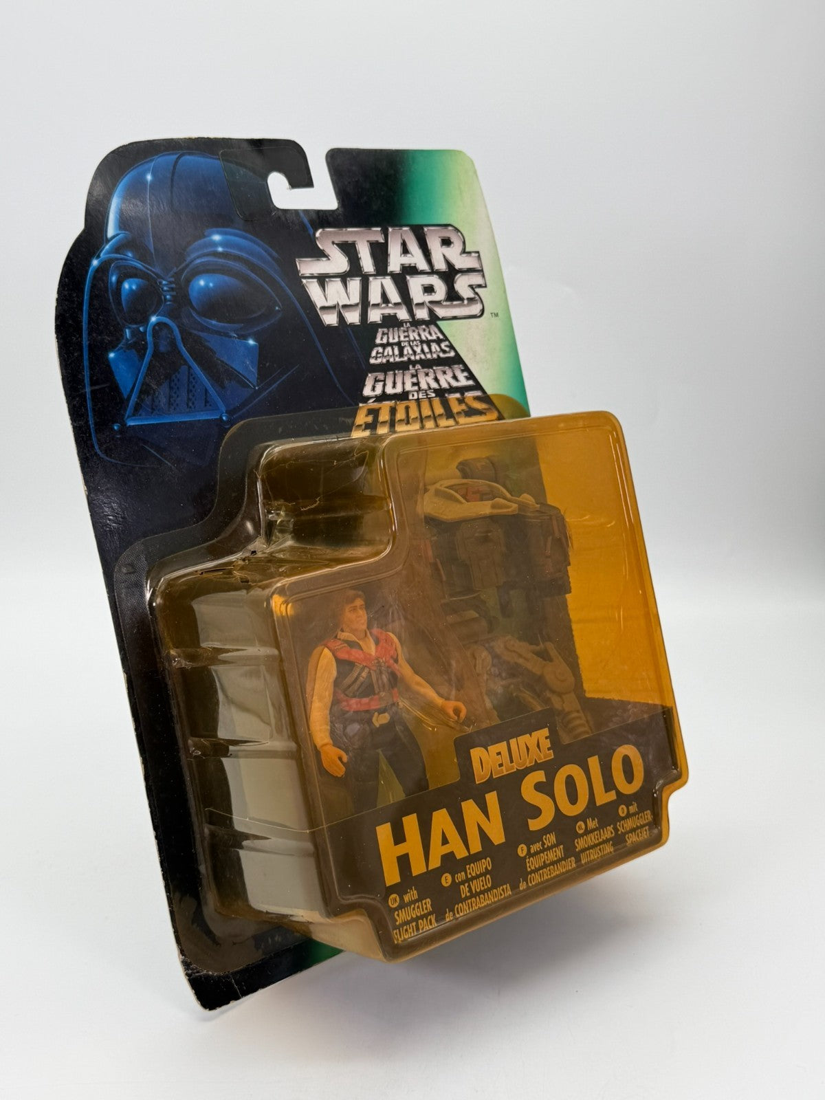 Figurine Han Solo Deluxe Star Wars Hasbro Kenner Neuve Bon état Emballage d'origine 1997