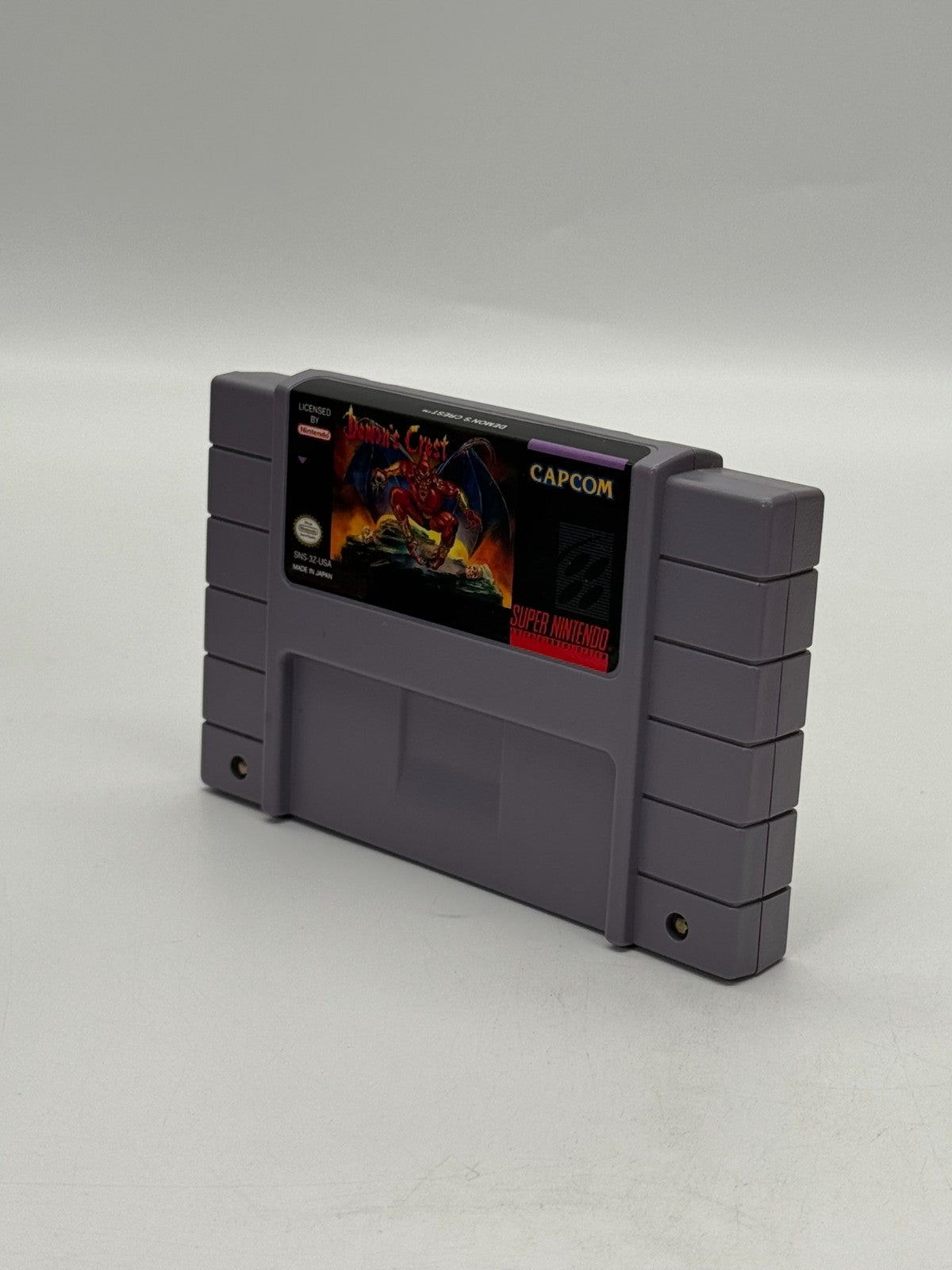 Demons Crest Super Nintendo SNES NTSC-U/C guter Zustand Anleitung + Modul