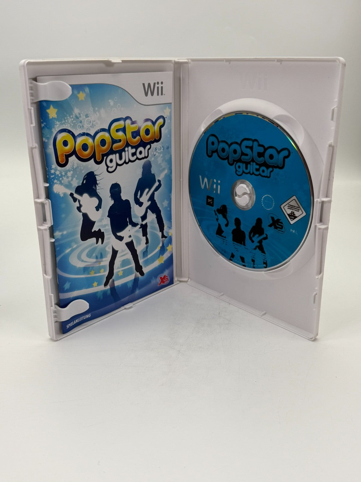 Popstar Guitar Nintendo Wii bon état CIB OVP