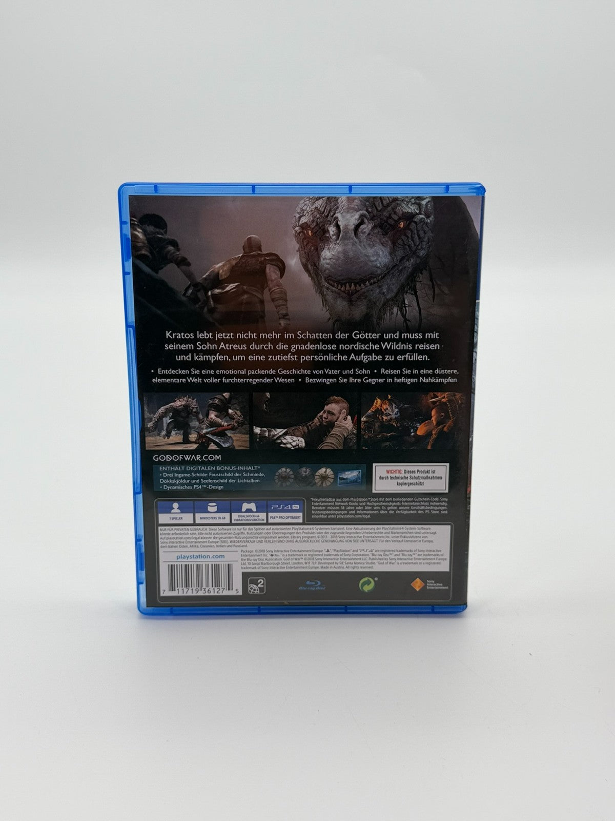 God Of War Day One Edition Sony Playstation 4 guter Zustand CIB OVP