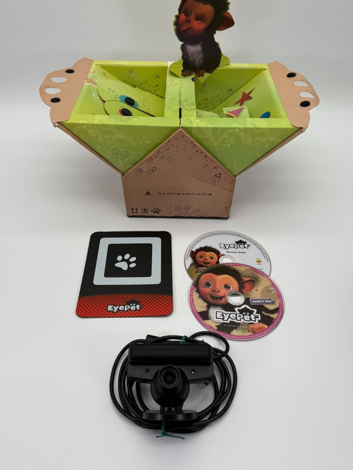 EyePet Pack Spécial + Caméra Sony Playstation 3 bon état CIB OVP