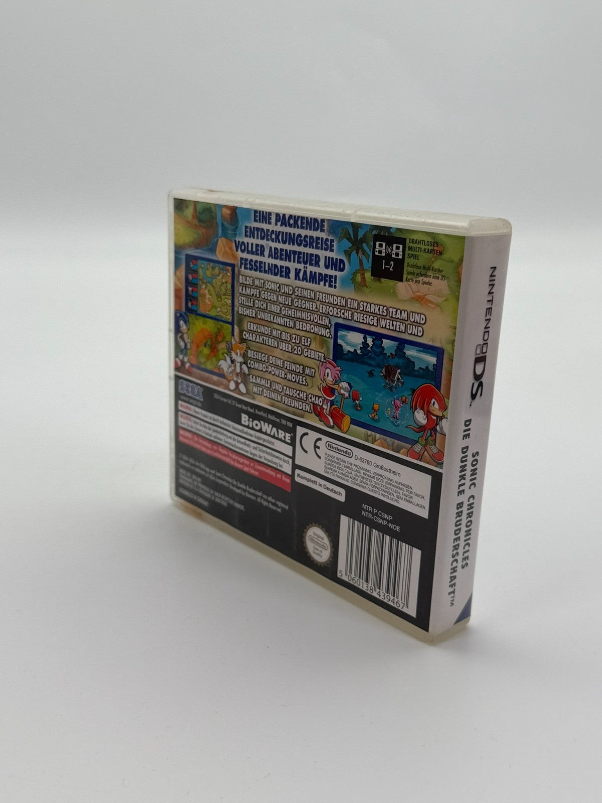 Sonic Chronicles Die Dunkle Bruderschaft Nintendo DS guter Zustand OVP
