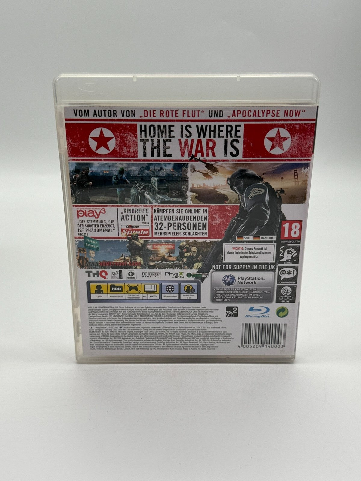 Homefront Sony Playstation 3 Sehr guter Zustand CIB OVP