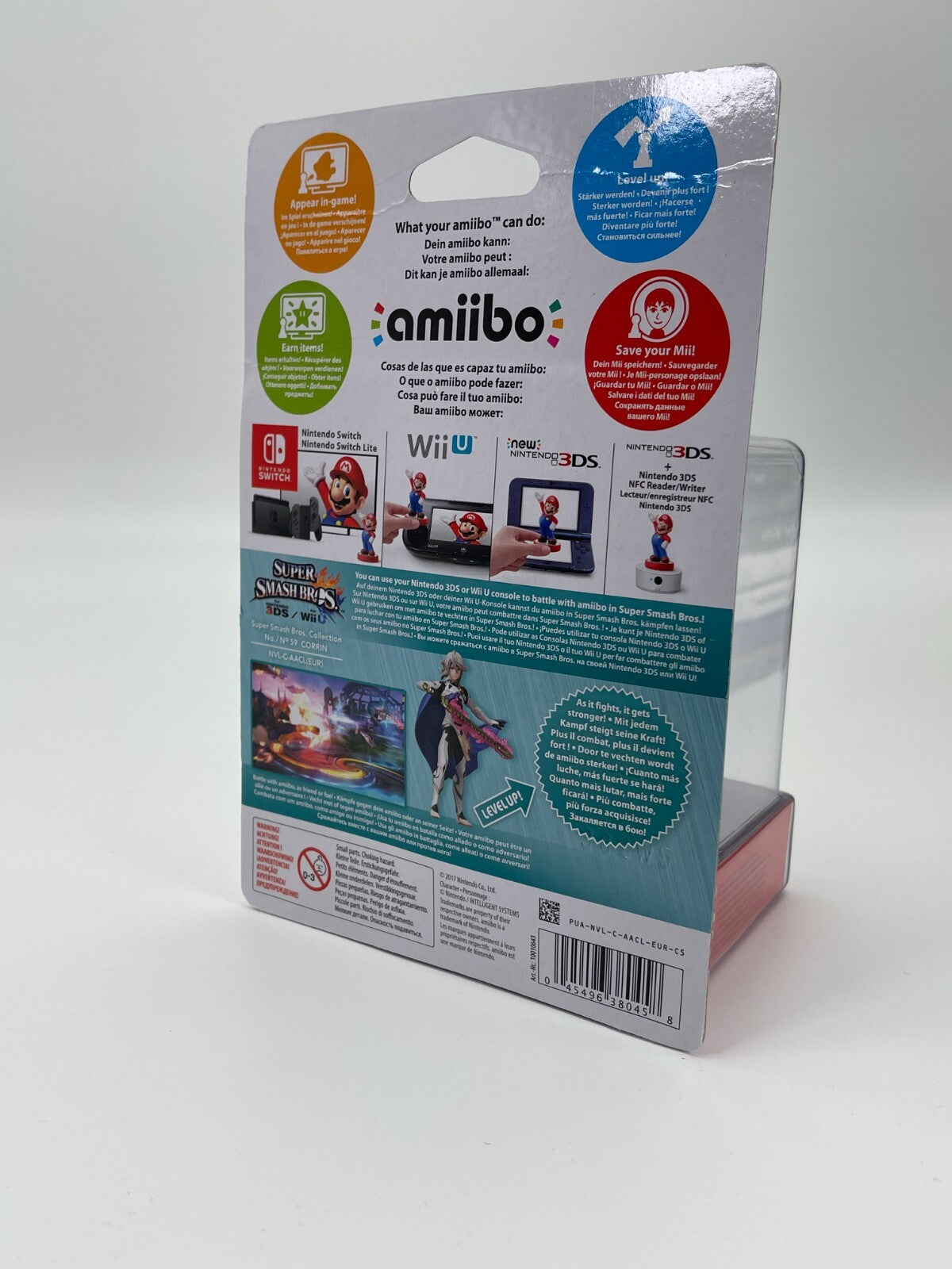 Corrin No. 59 Nintendo Amiibo Collectible Figure 3DS Switch Wii U New Factory Sealed