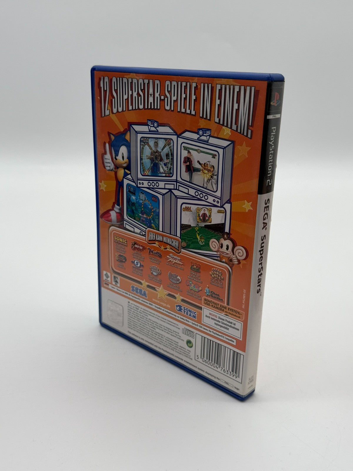Sega Superstars Sony Playstation 2 guter Zustand CIB OVP