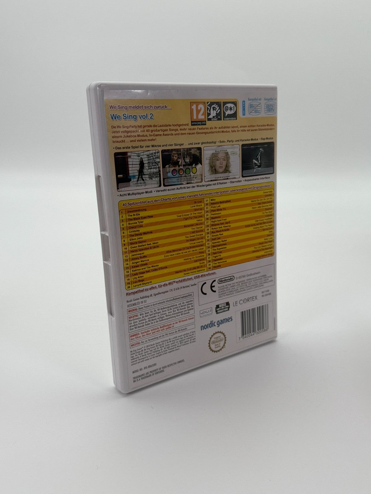 We Sing Vol.2 Nintendo Wii Sehr guter Zustand CIB OVP