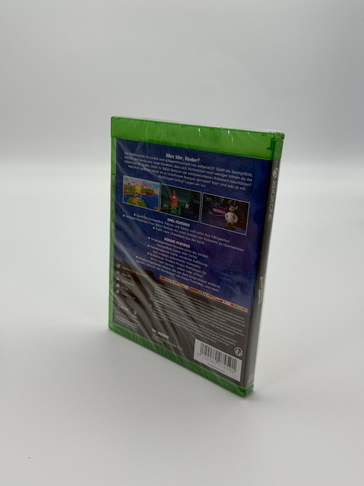 Spongebob Squarepants Battle For Bikini Bottom Rehydrated Microsoft XBox One Factory Sealed Neu