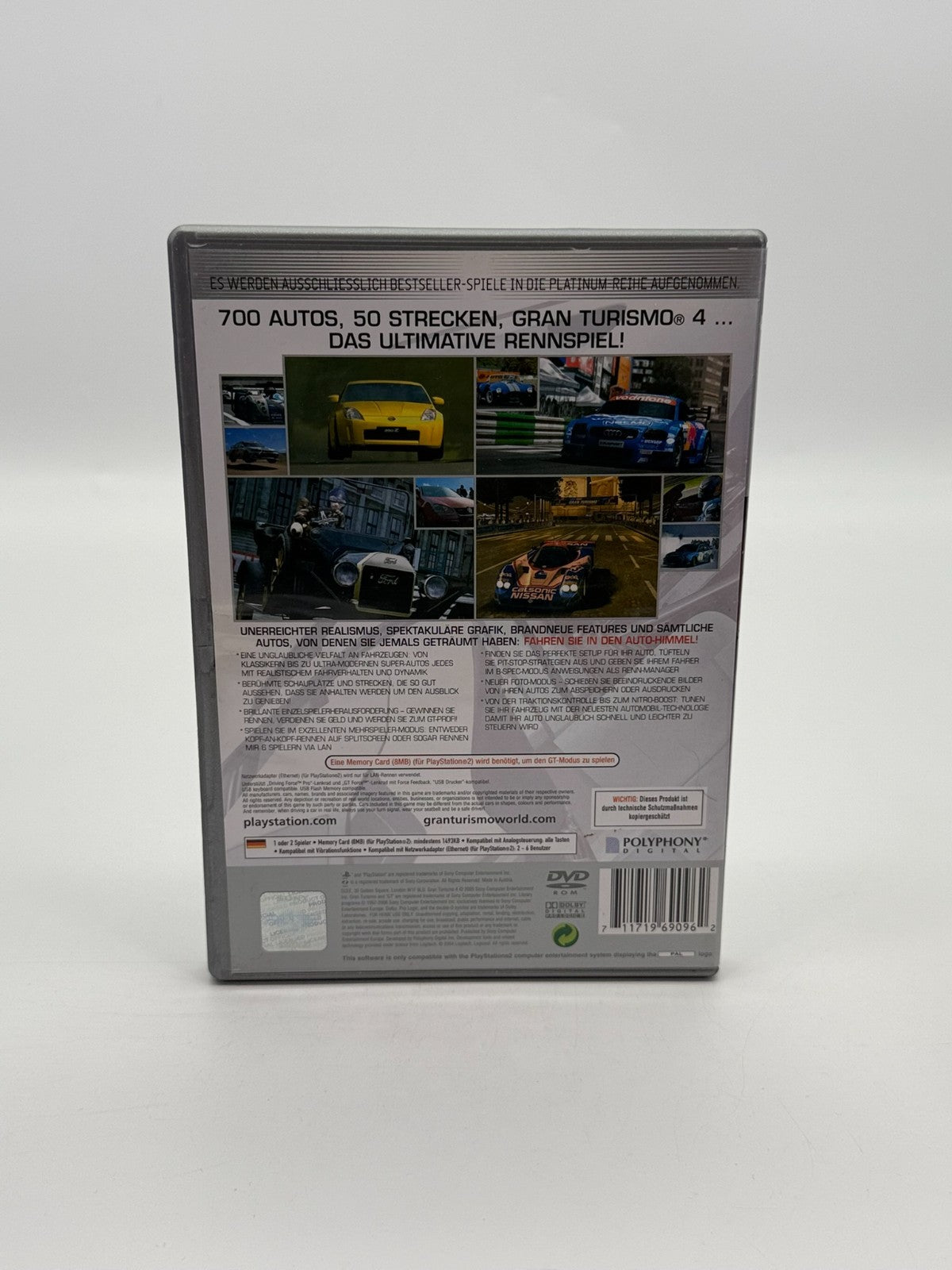 Gran Turismo 4 Sony Playstation 2 guter Zustand CIB OVP
