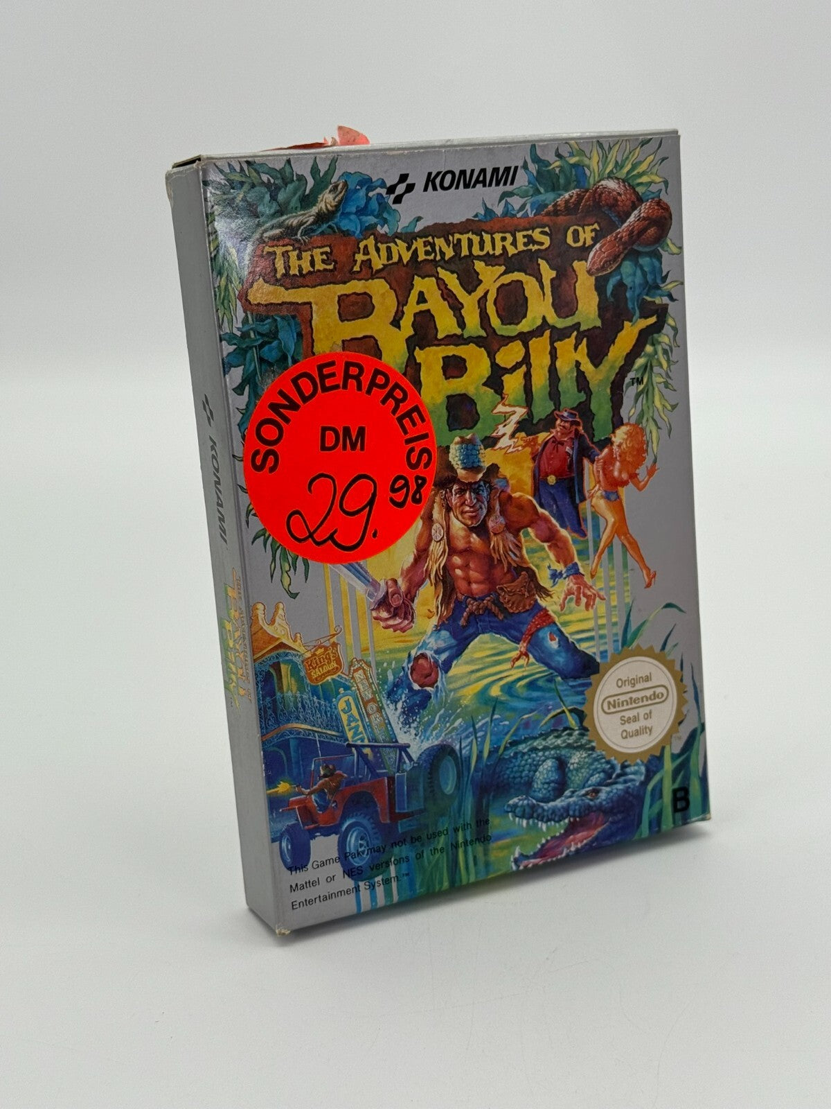 The Adventures of Bayou Billy Nintendo NES Très bon état - Comme neuf CIB OVP Rétro