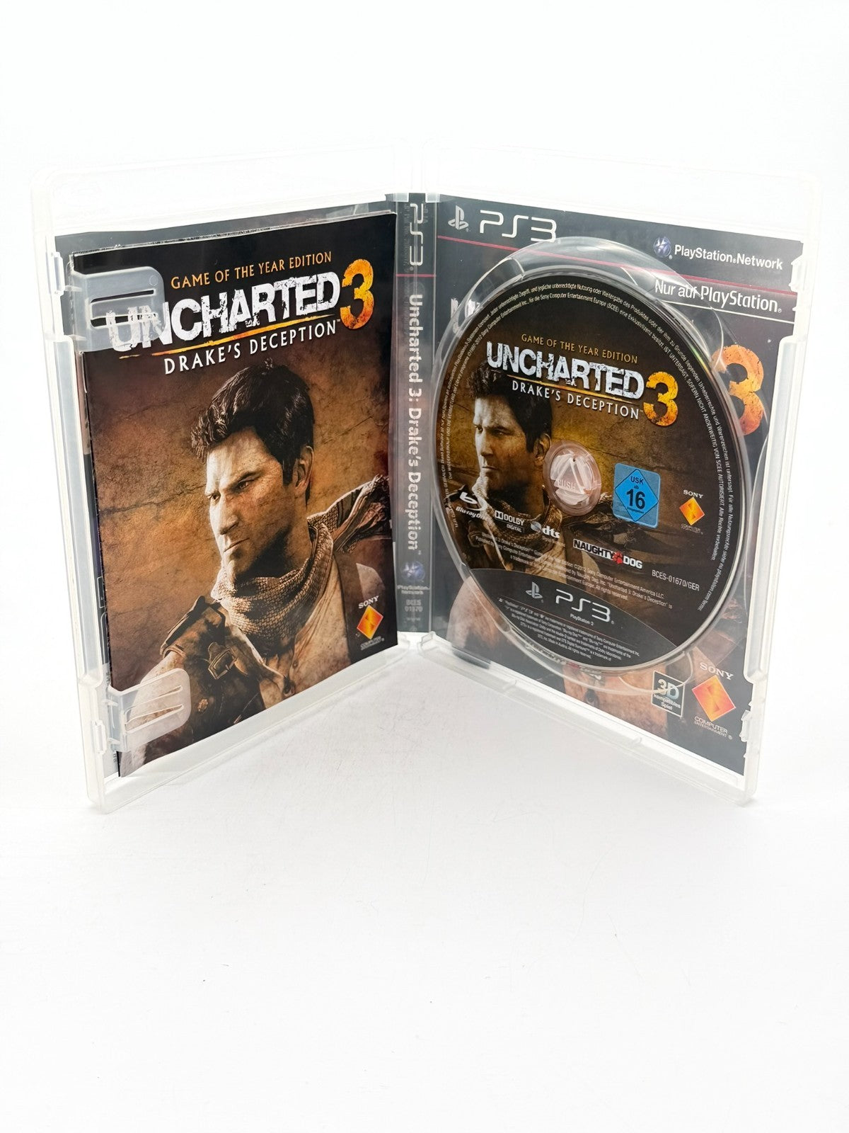 Uncharted 3 Drakes Deception Sony Playstation 3 Sehr guter Zustand CIB OVP