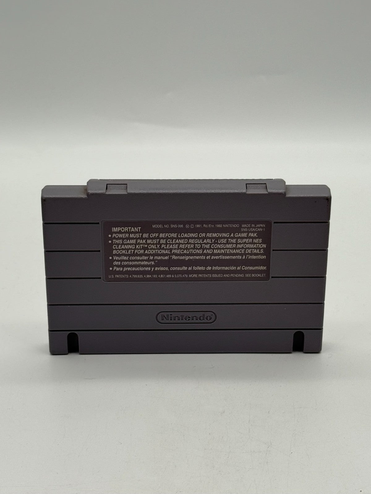 The Flintstones Super Nintendo SNES NTSC-U/C bon état cartouche + boîte
