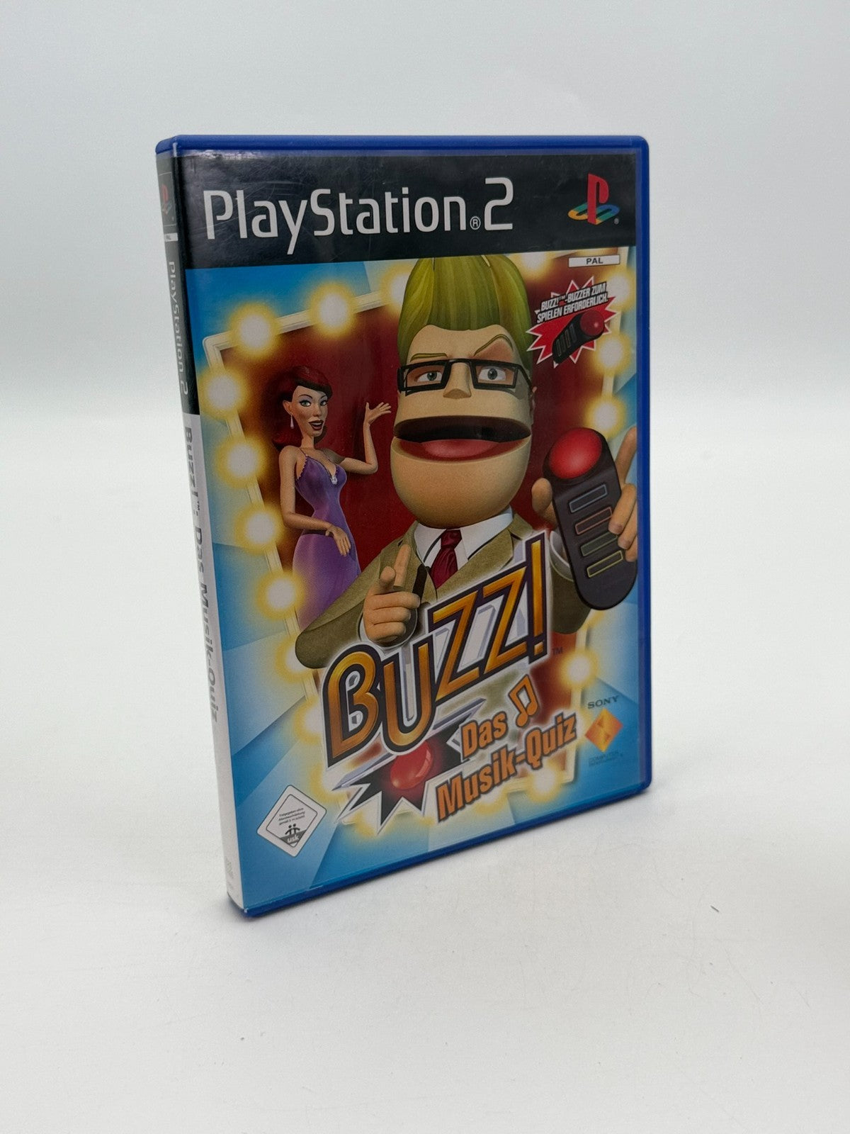 Buzz Das Musik Quiz Sony Playstation 2 guter Zustand CIB OVP