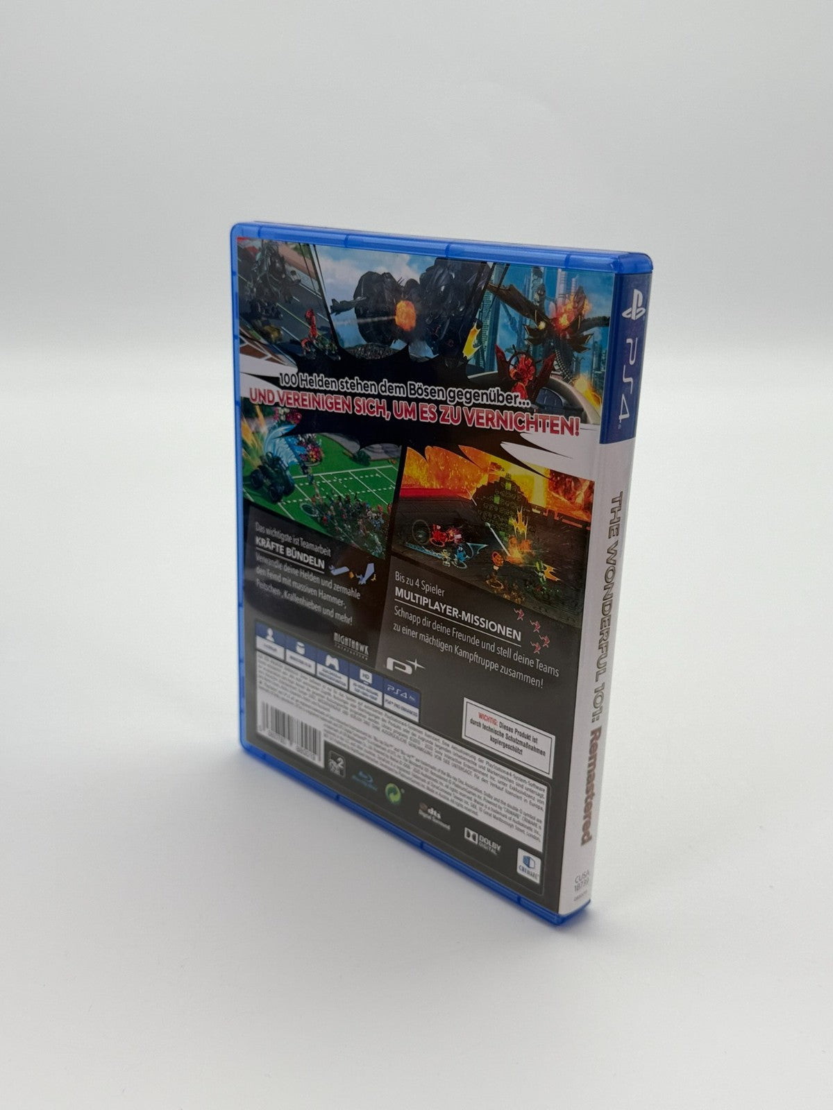 The Wonderful 101 Remastered Sony Playstation 4 guter Zustand OVP