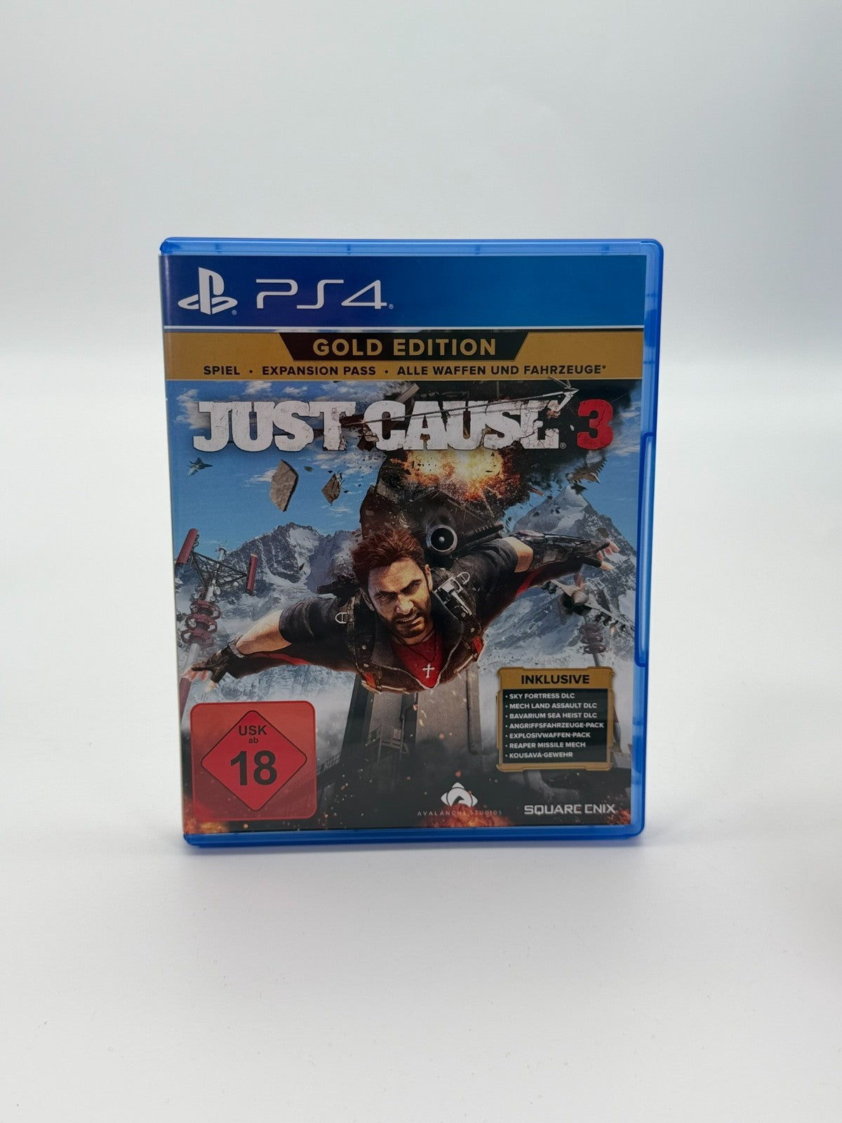 Just Cause 3 Gold Edition Sony Playstation 4 guter Zustand CIB OVP