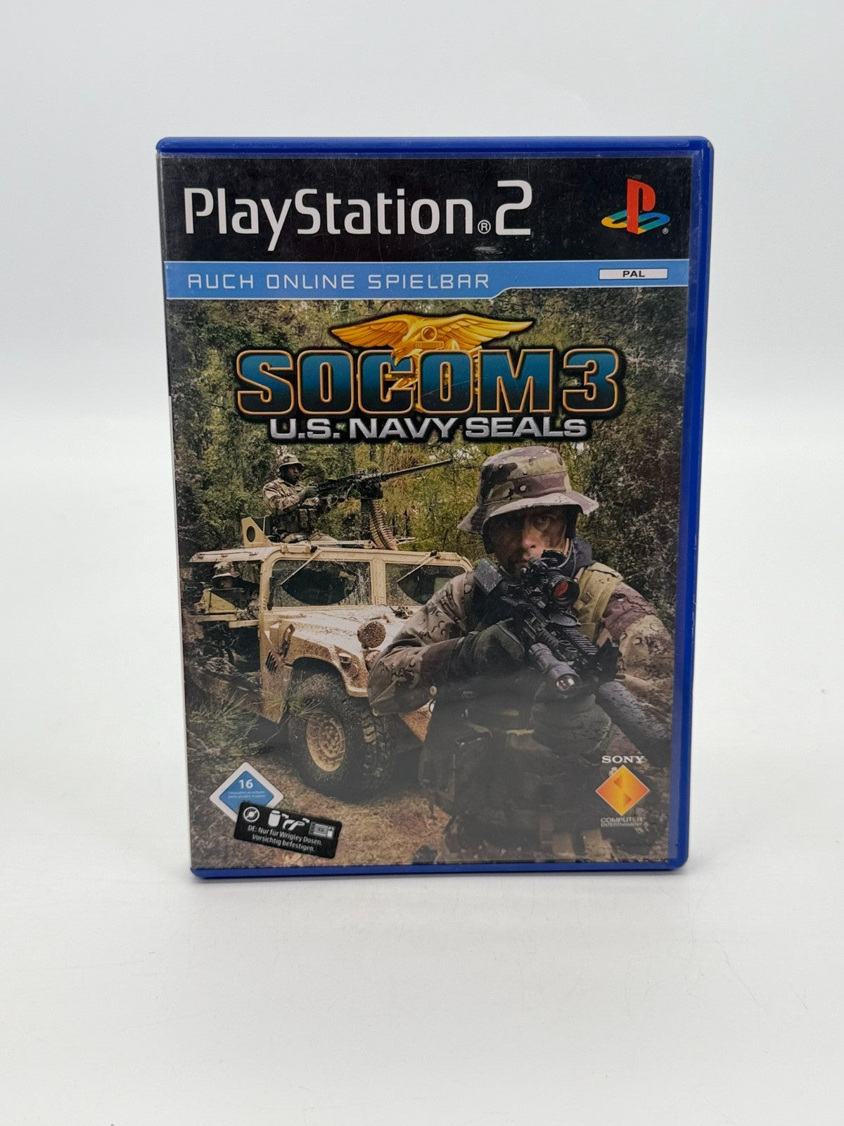 SOCOM 3 U.S. Navy SEALs Sony Playstation 2 Akzeptabler Zustand OVP