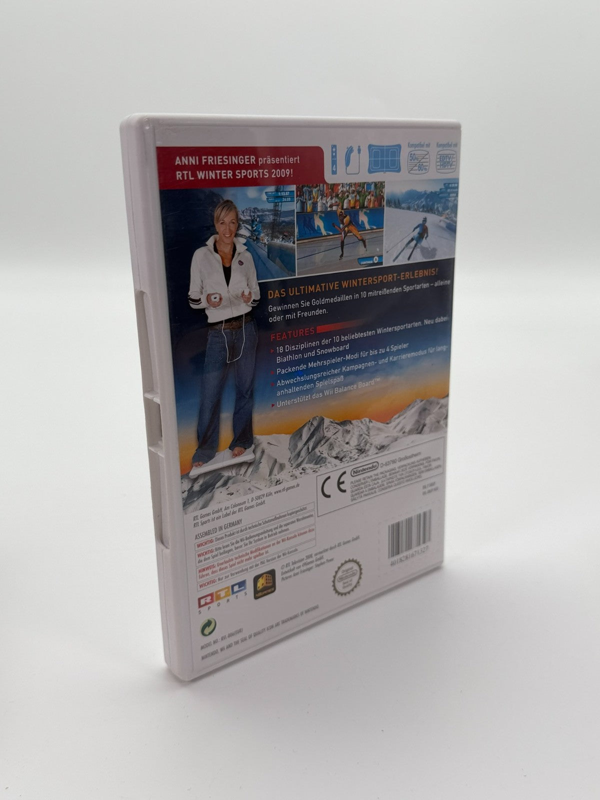 RTL Winter Sports 2009 Nintendo Wii guter Zustand CIB OVP