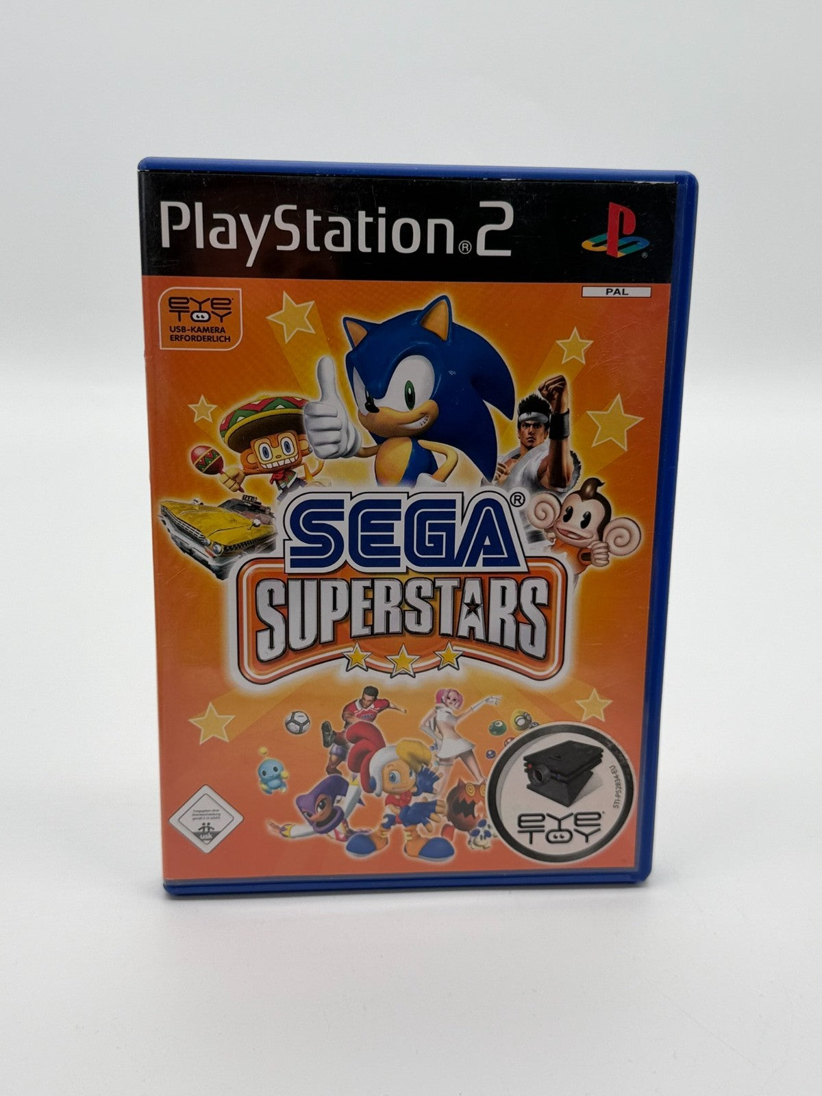 Sega Superstars Sony Playstation 2 guter Zustand CIB OVP