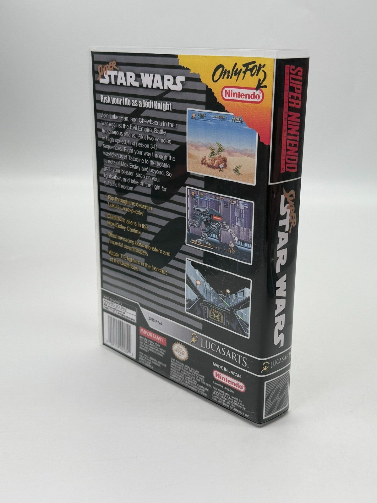 Super Star Wars Super Nintendo SNES NTSC-U/C guter Zustand Modul + Anleitung