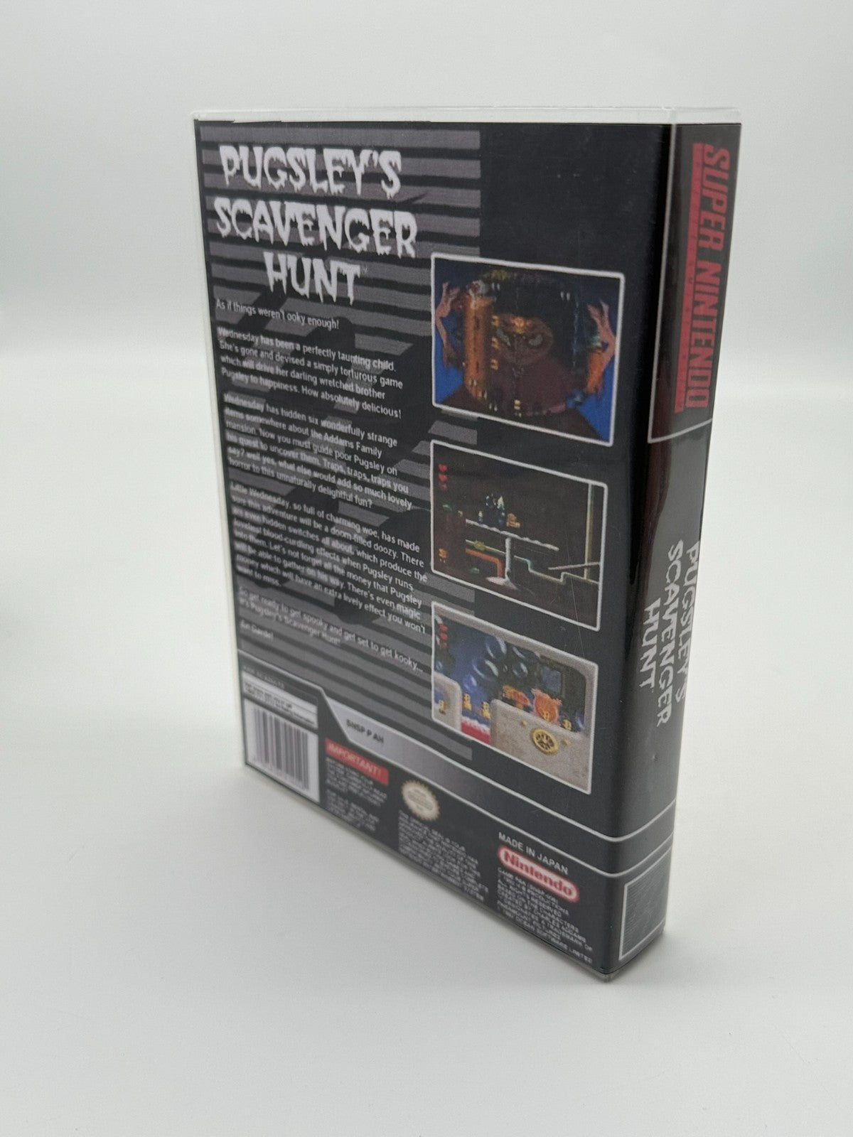 Pugsleys Scavenger Hunt Super Nintendo SNES NTSC-U/C guter Zustand