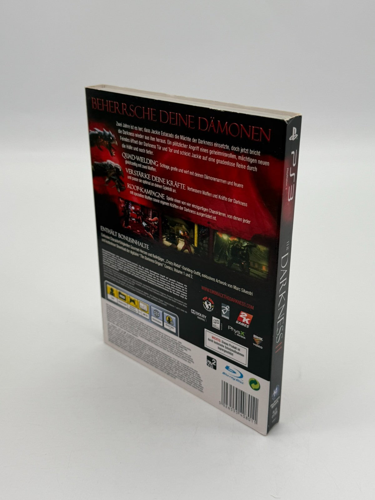 The Darkness II Limited Edition Sony Playstation 3 Très bon état CIB OVP