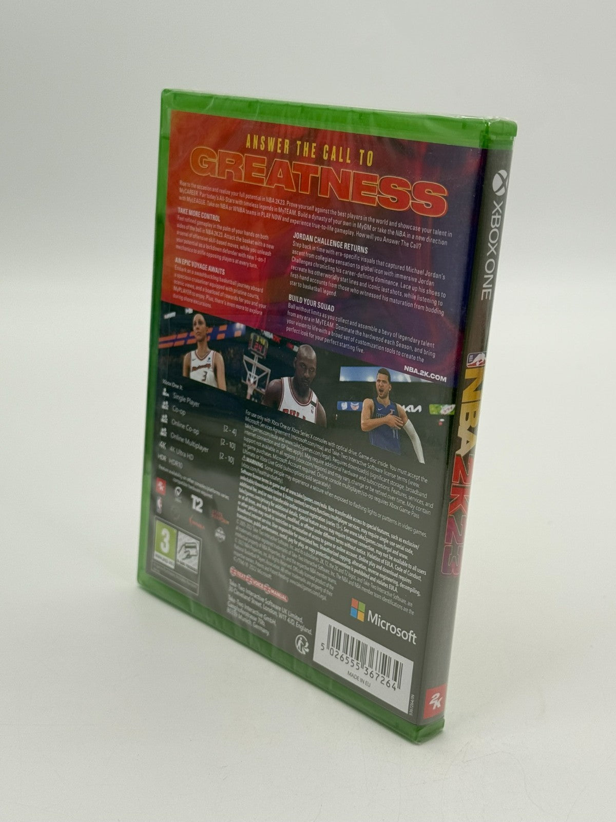 NBA 2K23 Microsoft XBox One Factory Sealed OVP CIB NEU