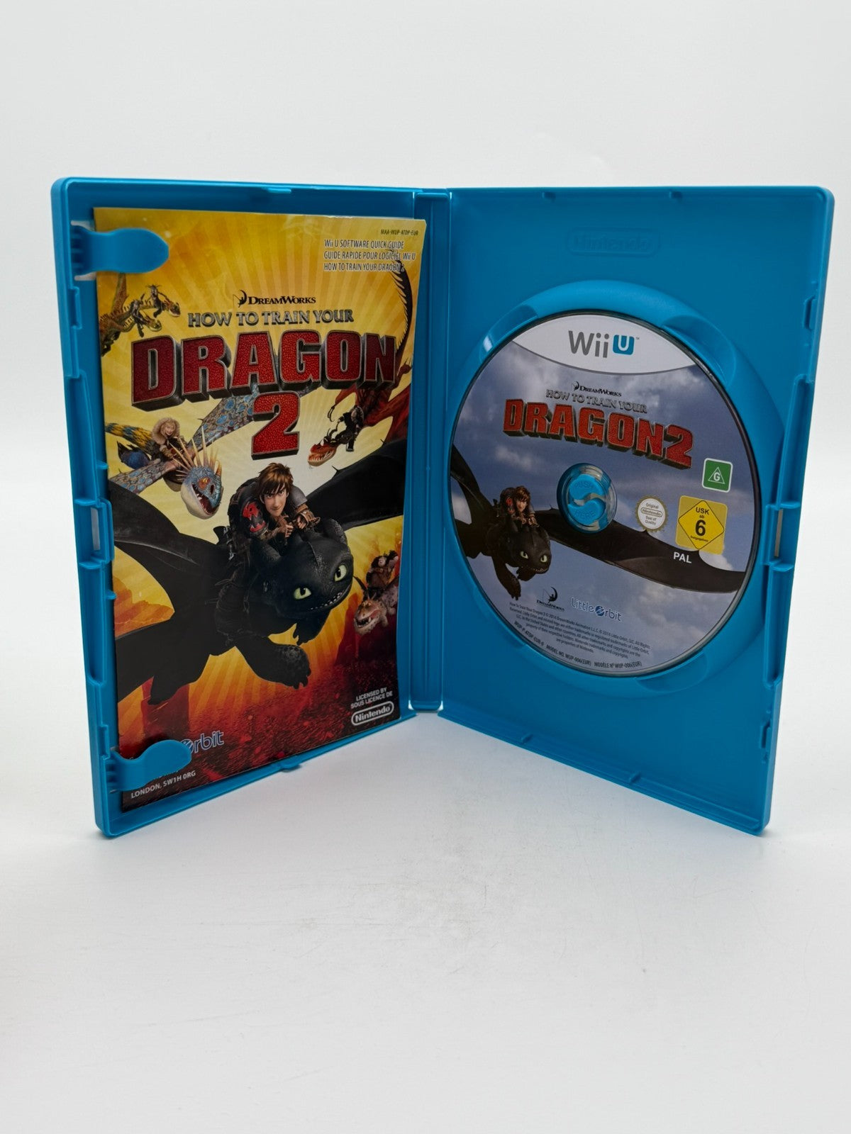Drachenzähmen Leicht gemacht 2 Nintendo Wii U Sehr guter Zustand CIB OVP