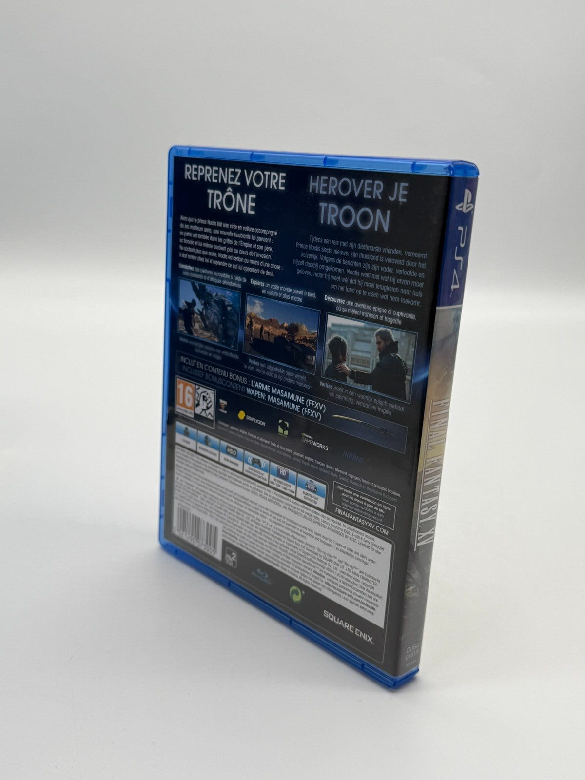 Final Fantasy XV Day One Edition Sony Playstation 4 Très bon état Complet en boîte