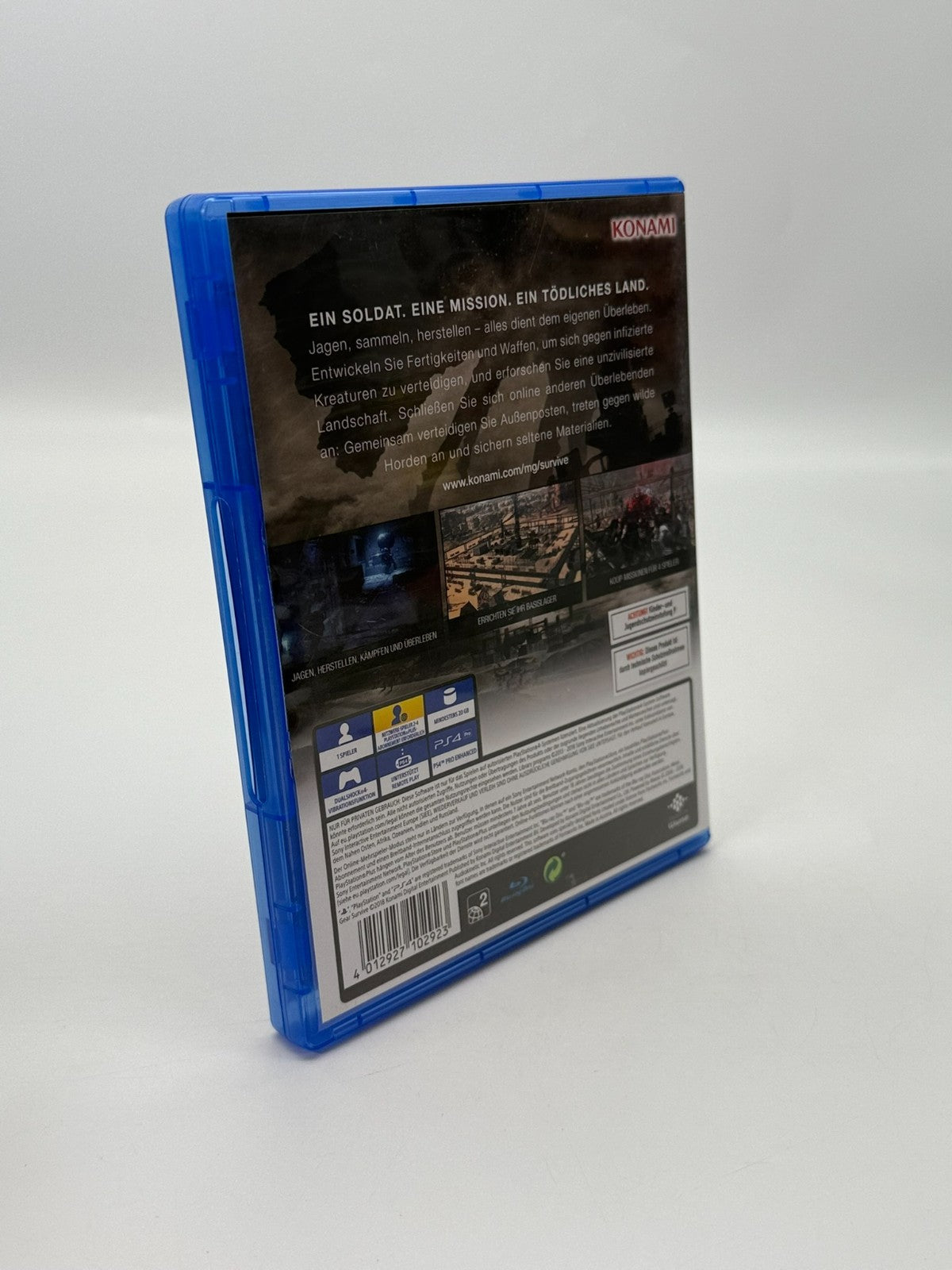 Metal Gear Survive Sony Playstation 4 Très bon état CIB OVP
