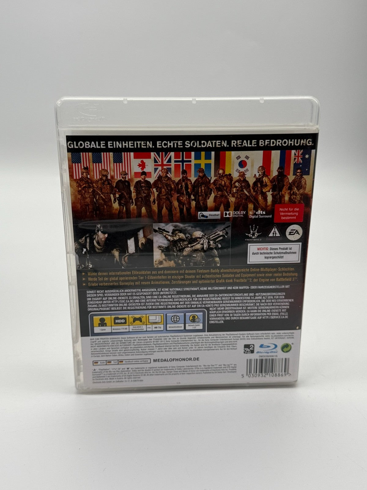 Medal Of Honor Warfighter Sony Playstation 3 Sehr guter Zustand CIB OVP