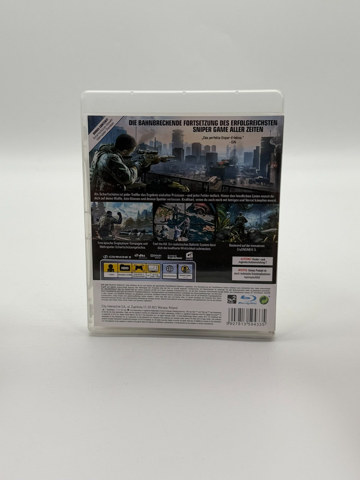 Sniper Ghost Warrior 2 Limited Edition Sony Playstation 3 Sehr guter Zustand CIB