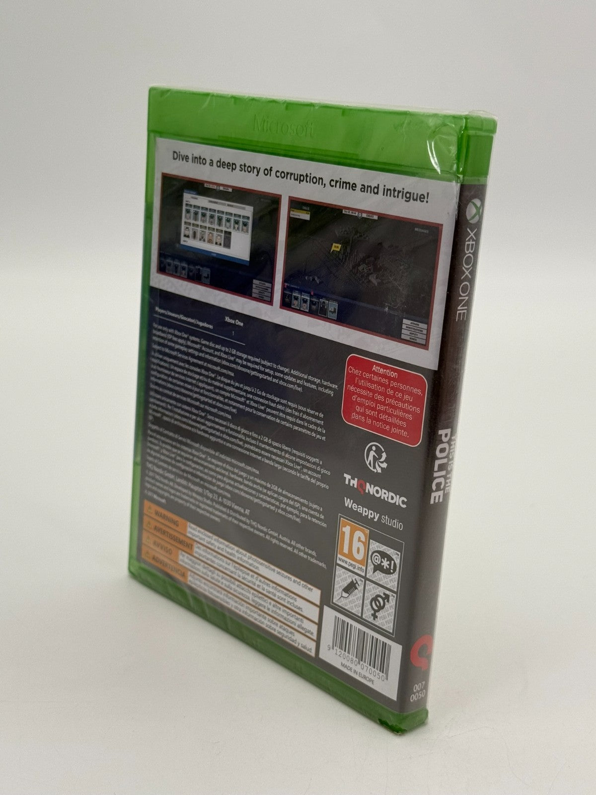 This Is The Police Microsoft XBox One Factory Sealed OVP CIB NEU