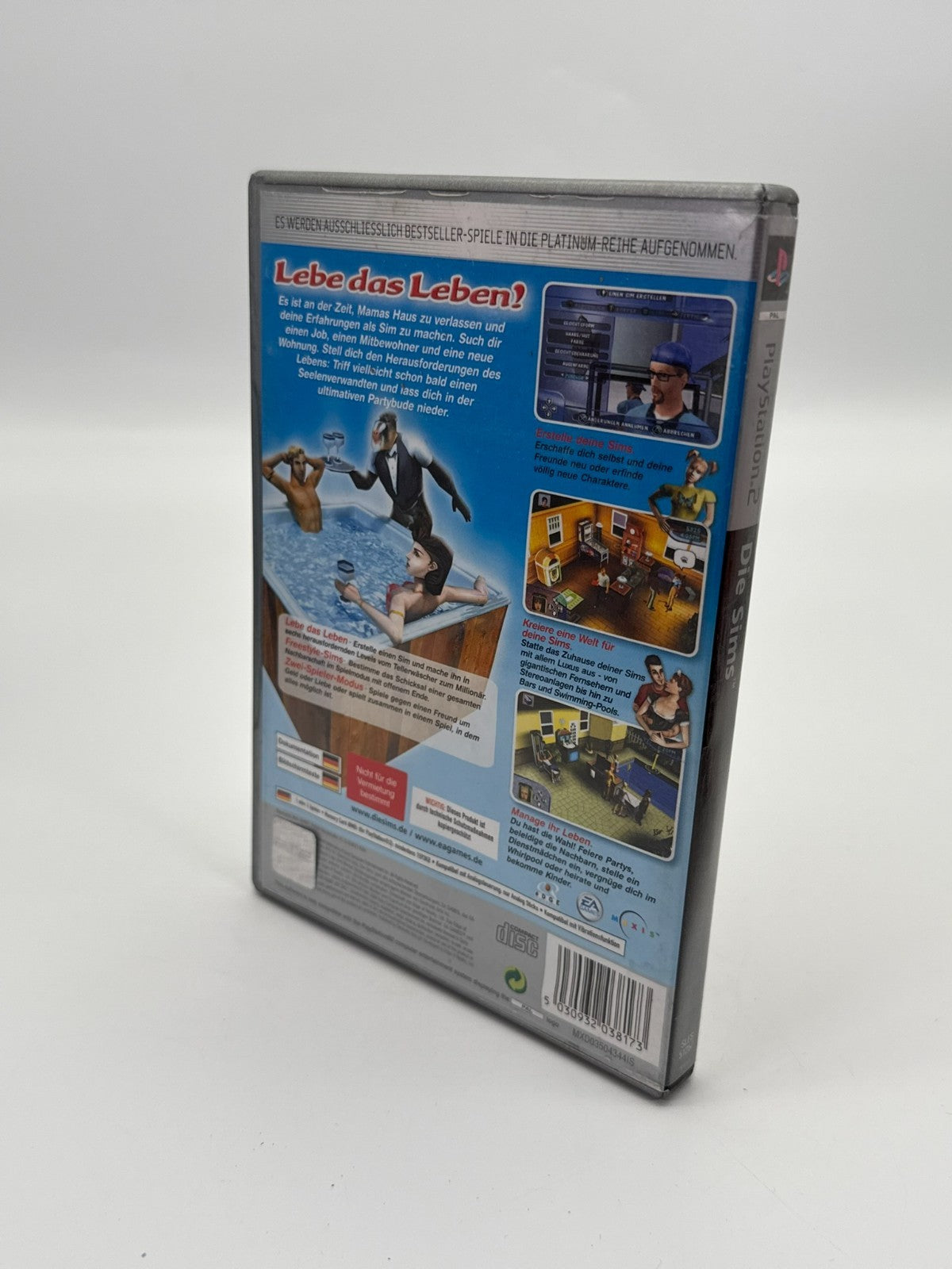 Die Sims Sony Playstation 2 bon état CIB OVP