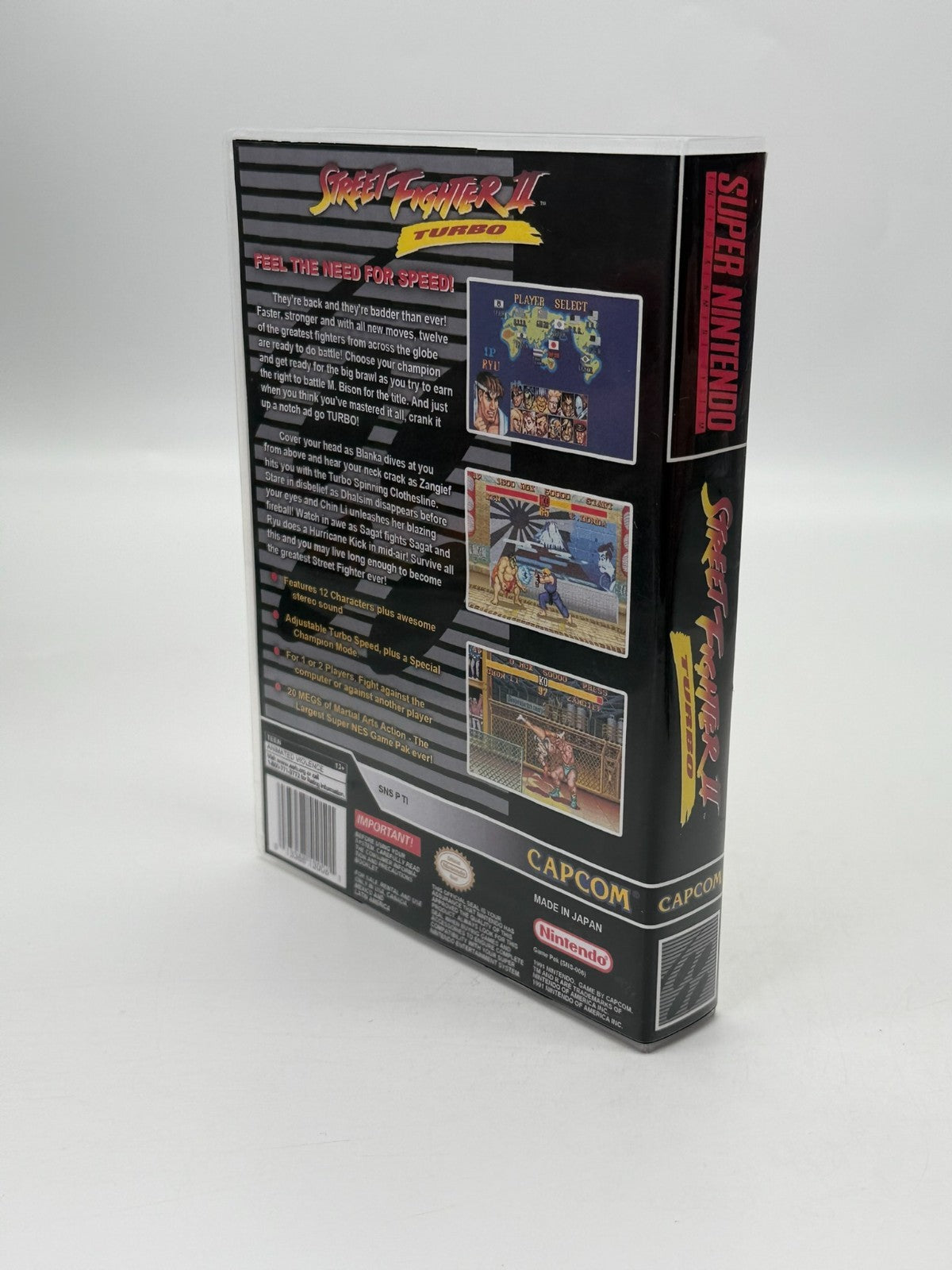 Street Fighter II Turbo Super Nintendo SNES NTSC-U/C guter Zustand