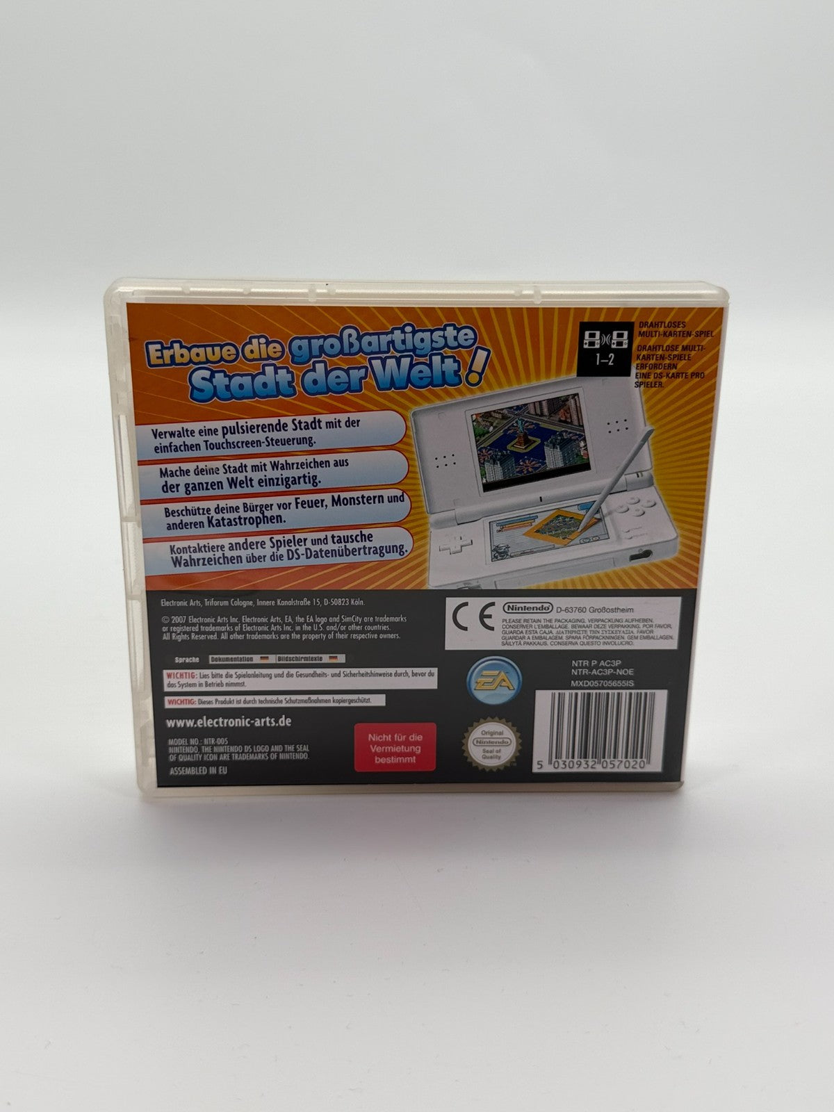 Sim City DS Nintendo DS good condition CIB OVP
