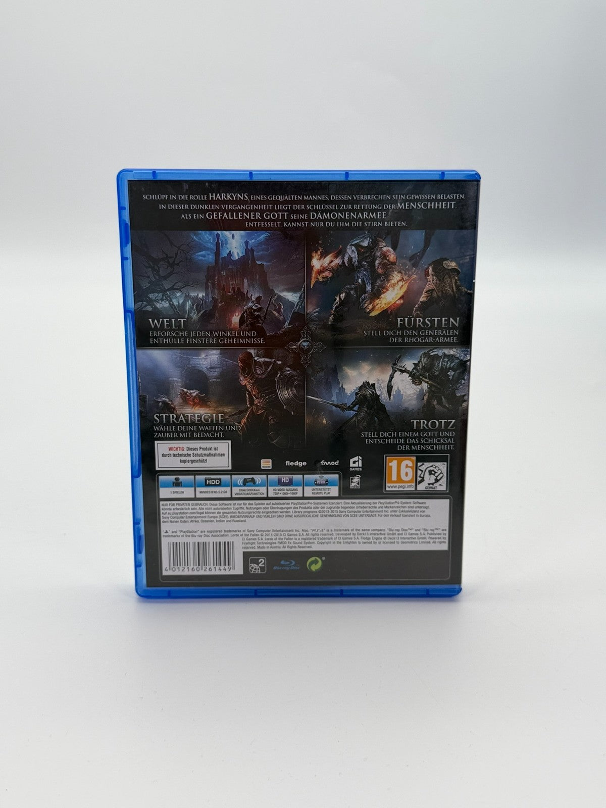 Lords Of The Fallen Sony Playstation 4 good condition original packaging