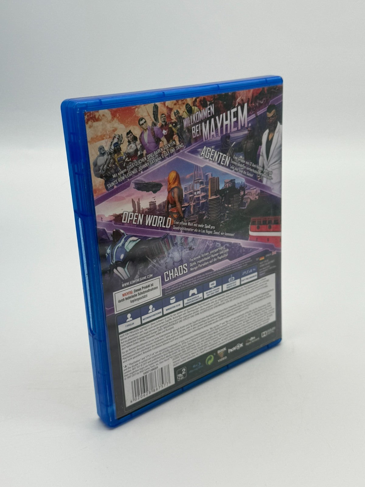 Agents of Mayhem Sony Playstation 4 good condition, original packaging