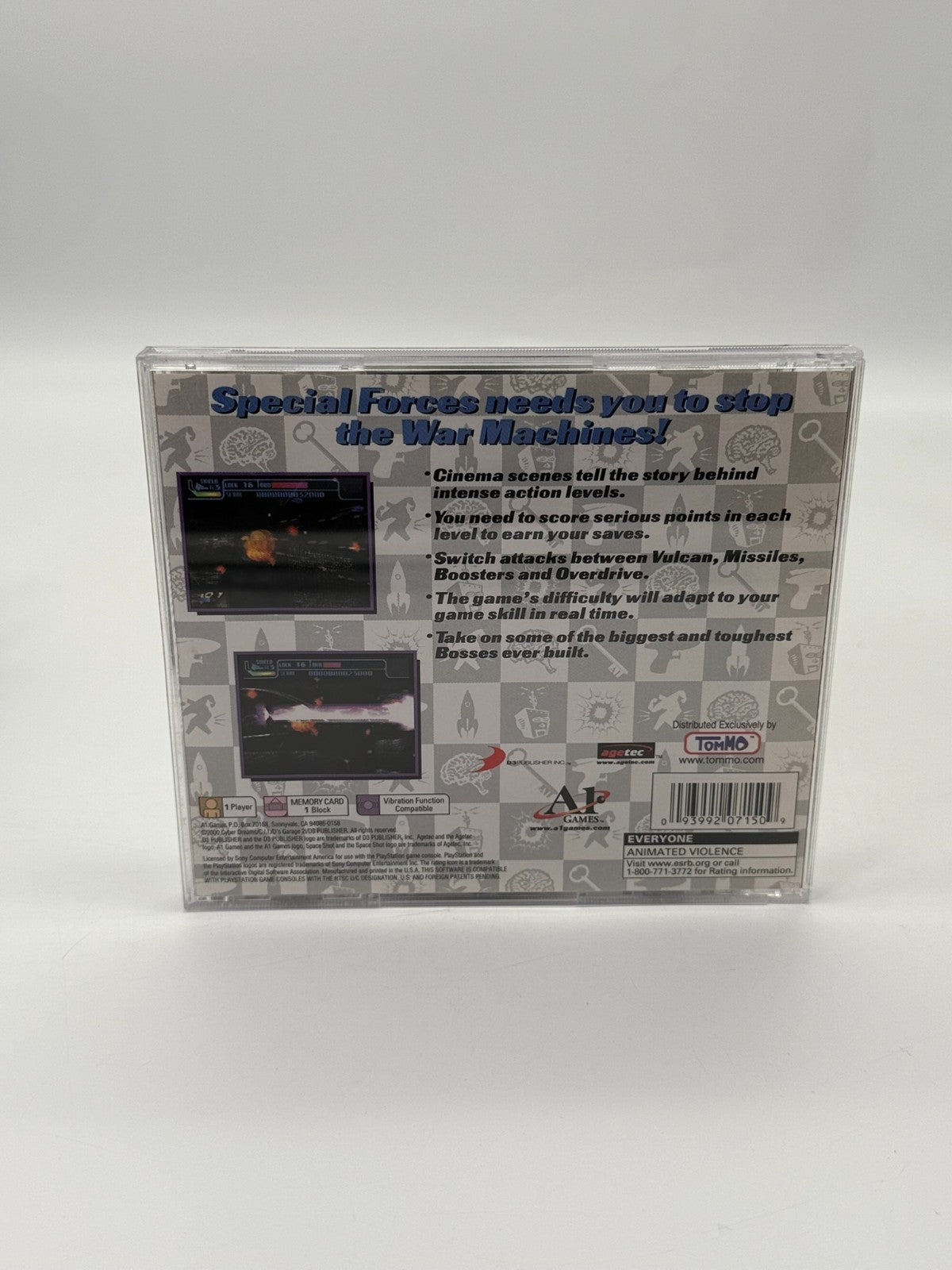 Shooter Space Shot Sony Playstation 1 NTSC-U/C guter Zustand CIB OVP