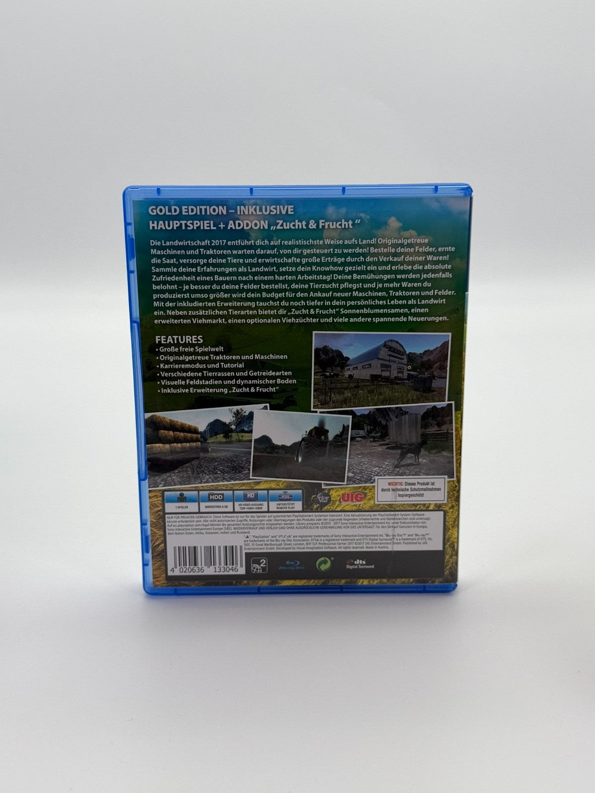 Die Landwirtschaft 2017 Gold Edition Sony Playstation 4 Sehr gut CIB OVP
