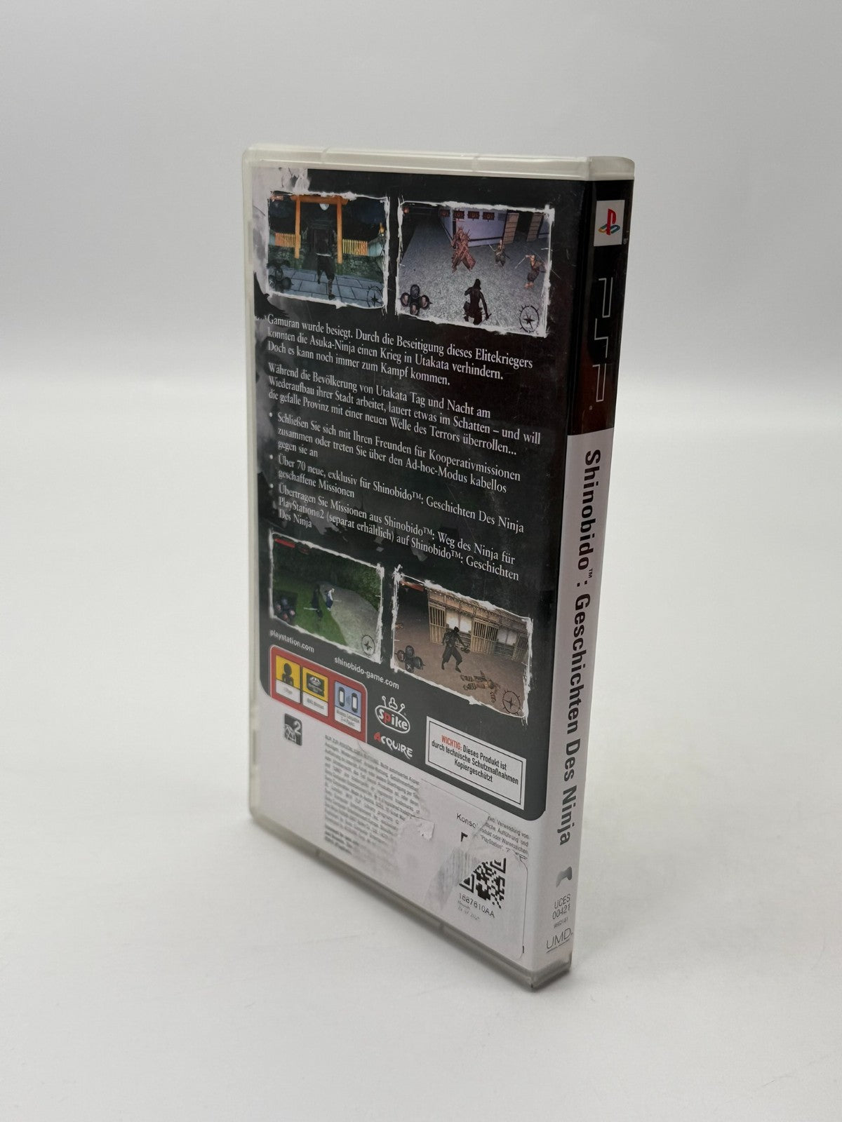 Shinobido Geschichten Des Ninja Sony PSP guter Zustand CIB OVP