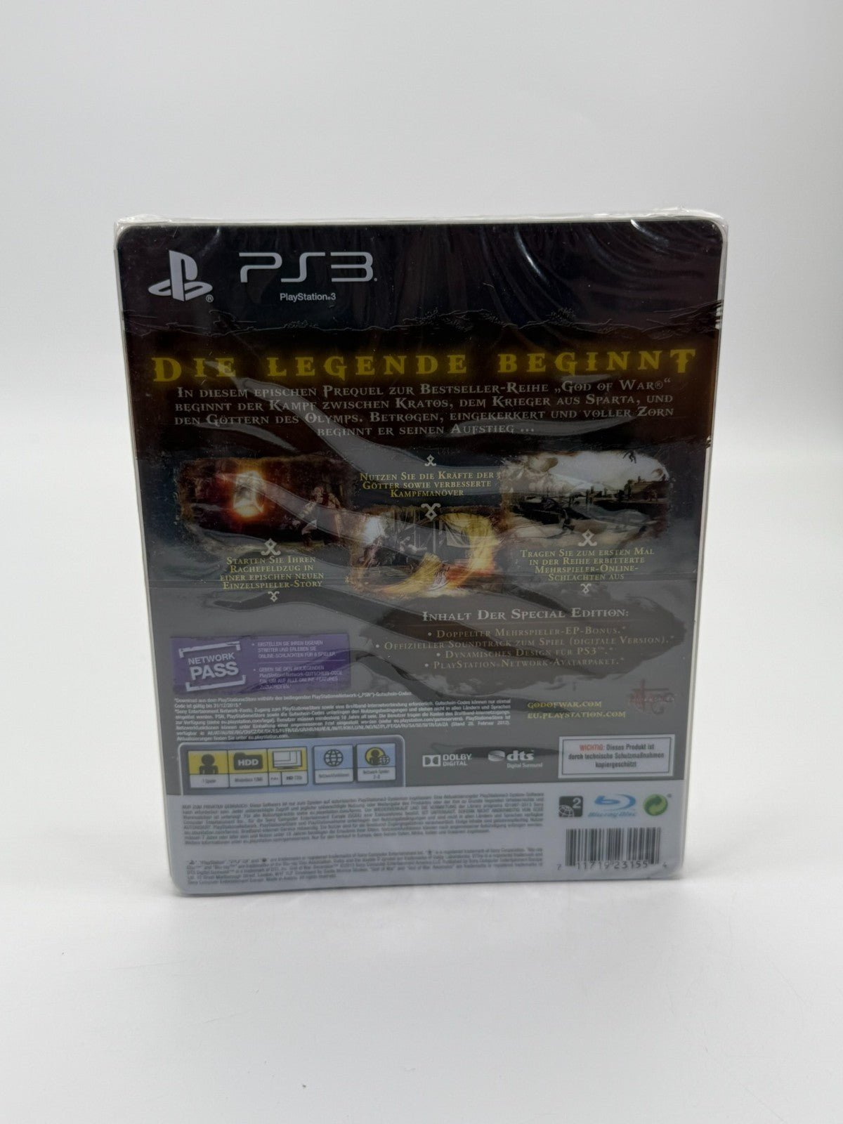 God Of War Ascension Sony Playstation 3 Neu Factory Sealed CIB OVP