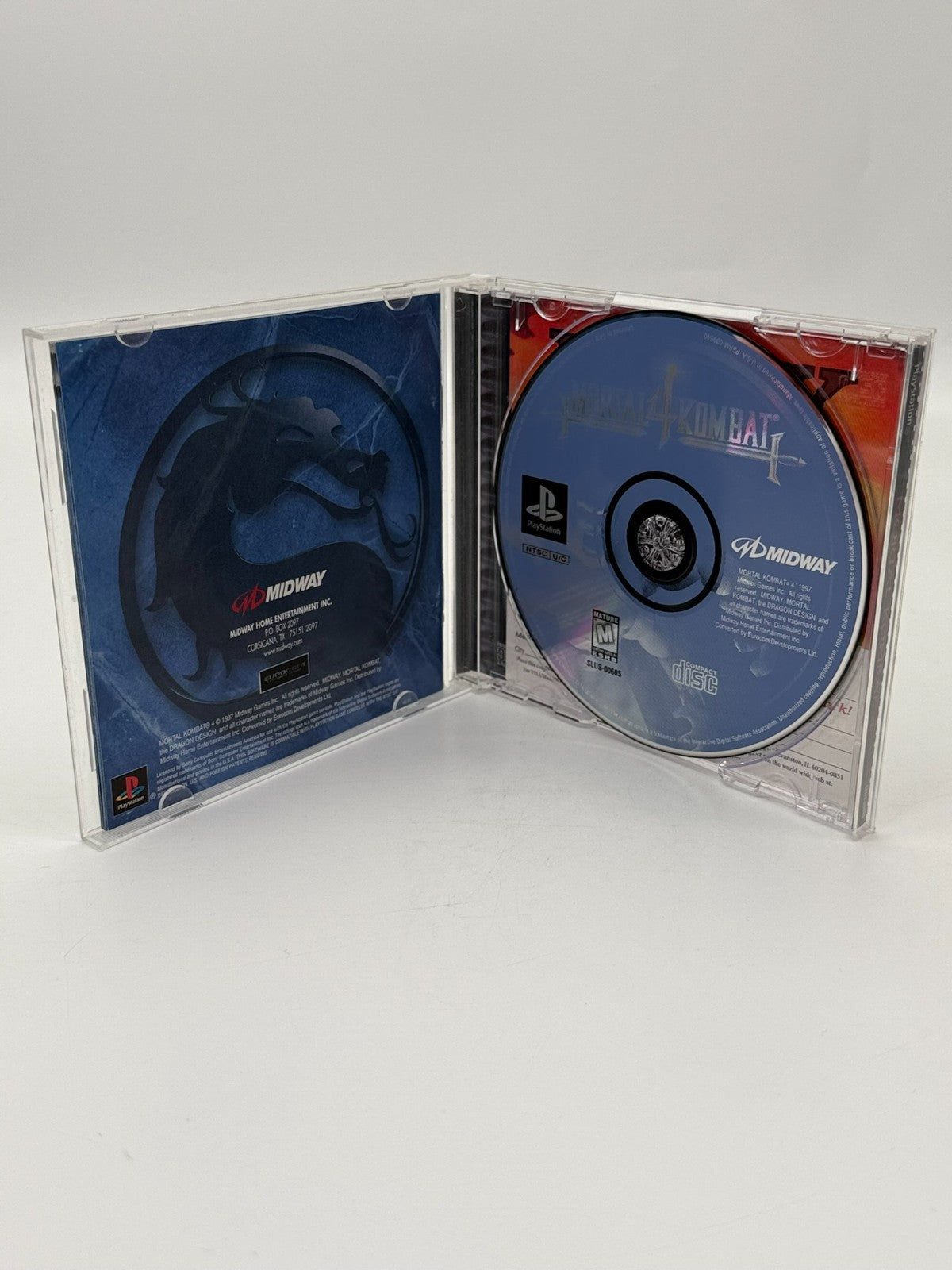 Mortal Kombat 4 Sony Playstation 1 NTSC-U/C Très bon état CIB OVP